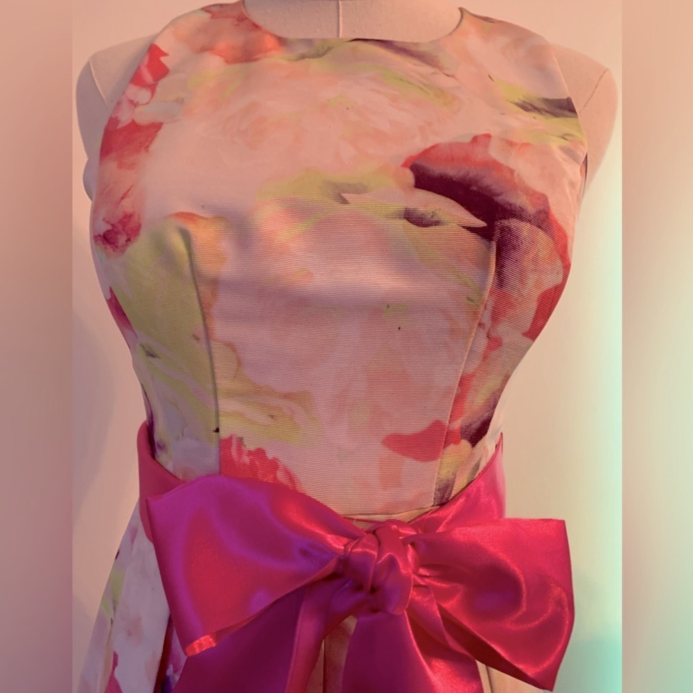 ElizaJ Watercolor Party Dress
